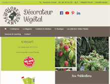 Tablet Screenshot of globeplanter.com